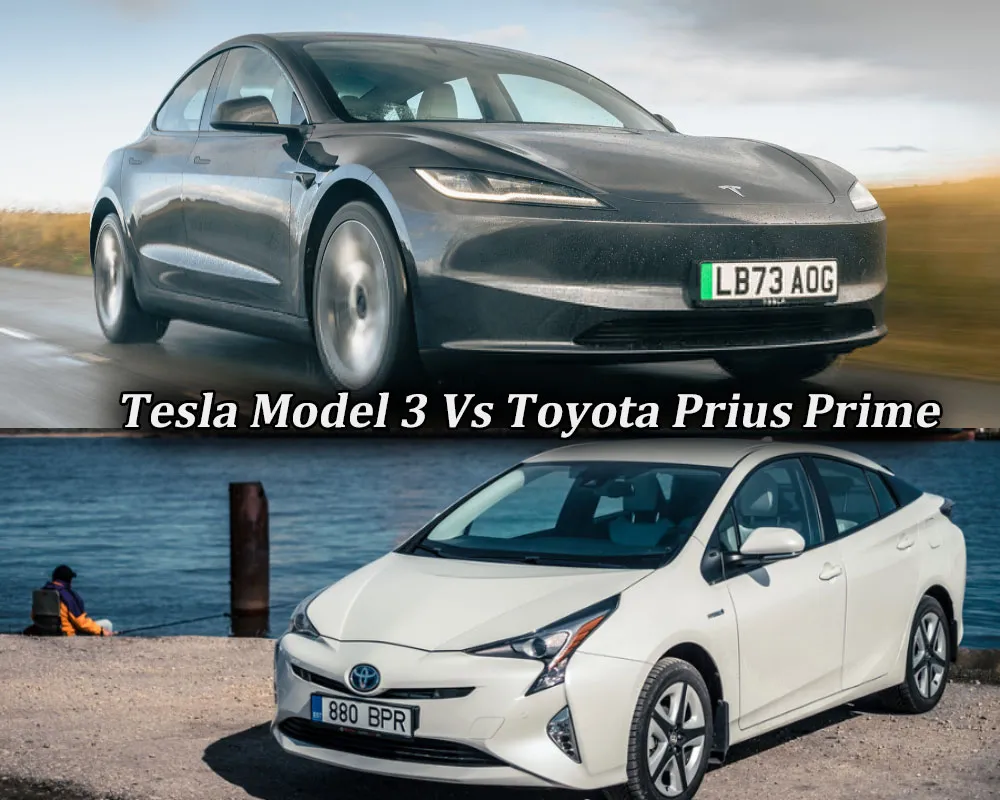 Tesla Model 3 Vs Toyota Prius Prime